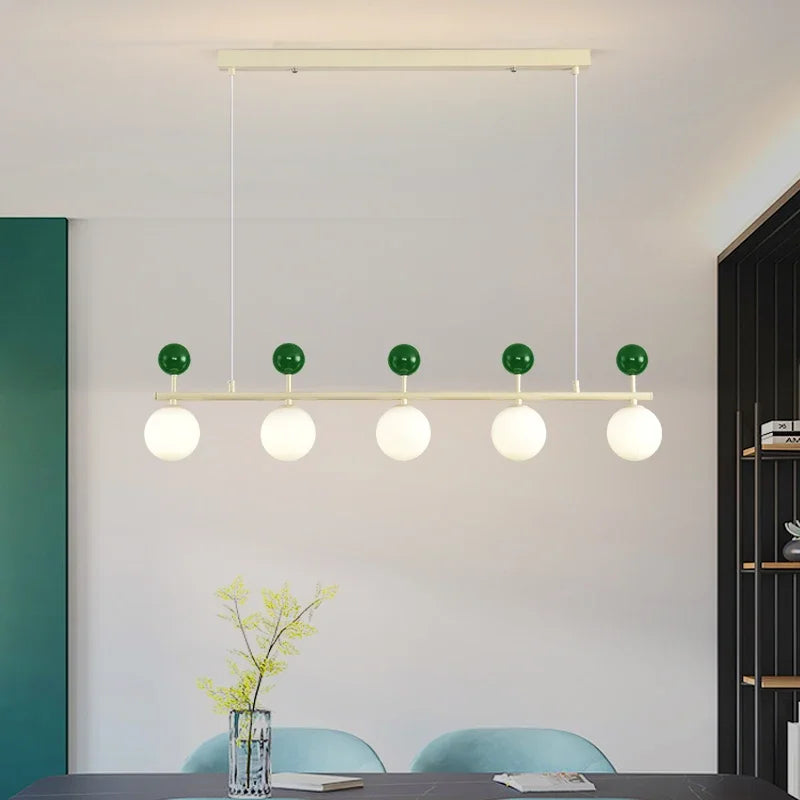 lustre moderne en métal et verre pour décoration intérieure - vue 6 sur 22