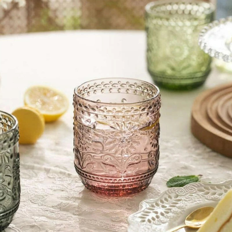 Verre vintage sans pied resistant chaleur cuisine