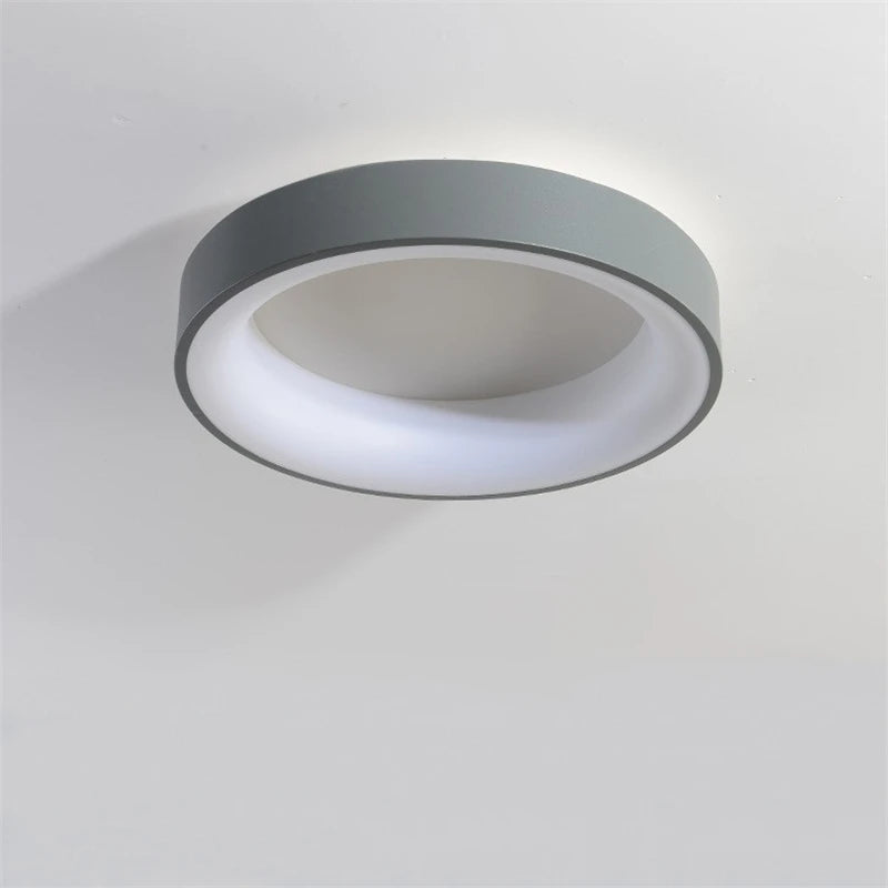 plafonnier moderne à leds minimaliste avec télécommande