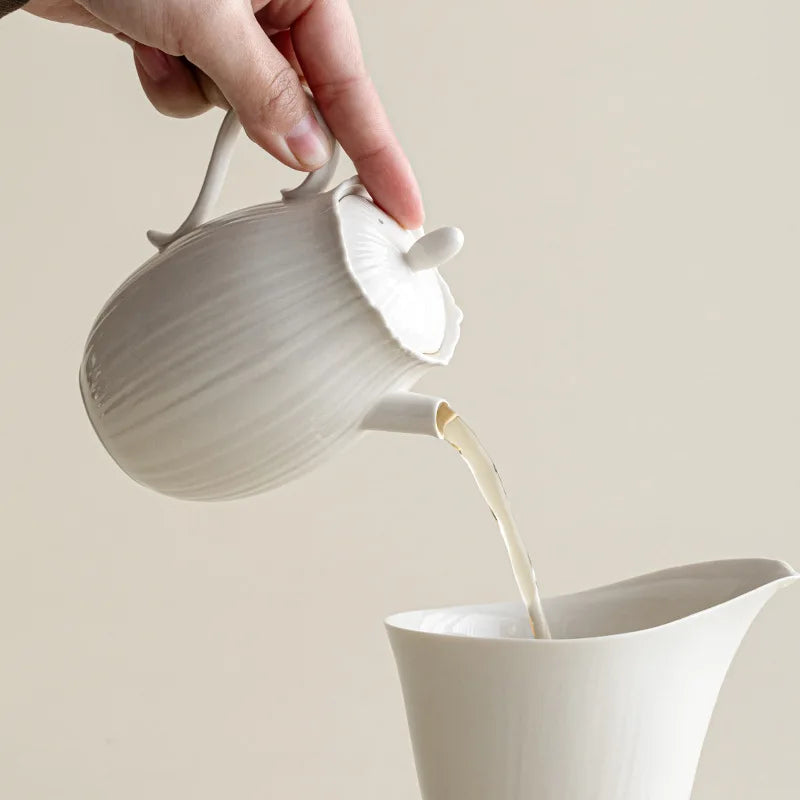 Théière kung fu céramique émaillée filtre infusion maison