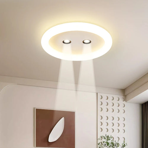 lampe de salon nordique led ronde simple et moderne