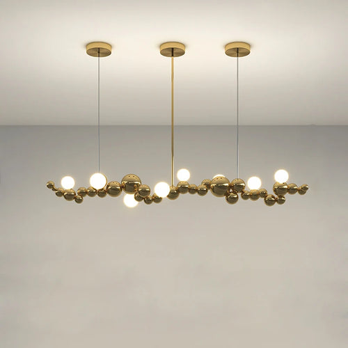 suspension à led artistique à intensité variable pour éclairage intérieur