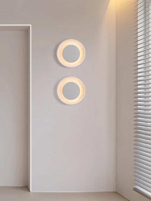 applique murale en plâtre minimaliste design moderne luminaire LED créatif