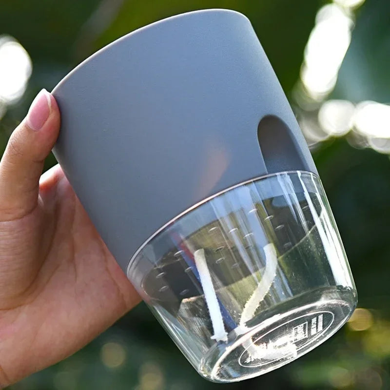pot de fleurs auto-arrosant en plastique pour plantes succulentes