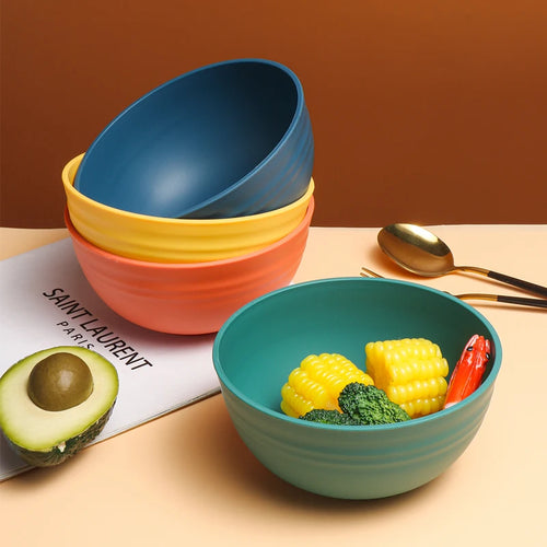 Ensemble bols réutilisables empilables cuisine pique nique camping