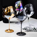 Verres champagne biseautés style nordique effet changeant