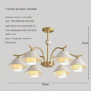 lampe de bureau en céramique et cuivre design moderne angle réglable