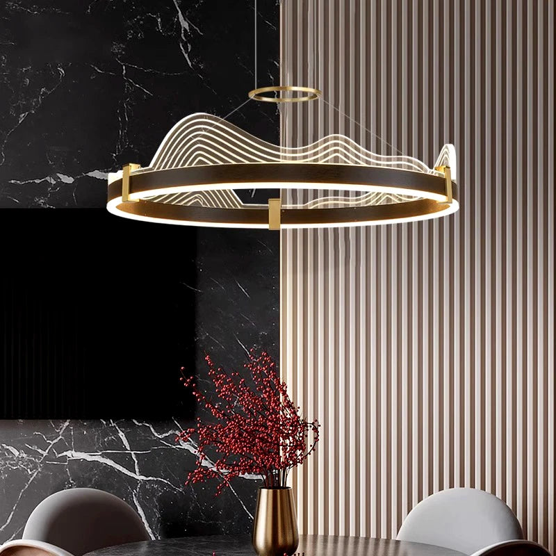 suspension moderne pour éclairage intérieur design élégant - vue 6 sur 17
