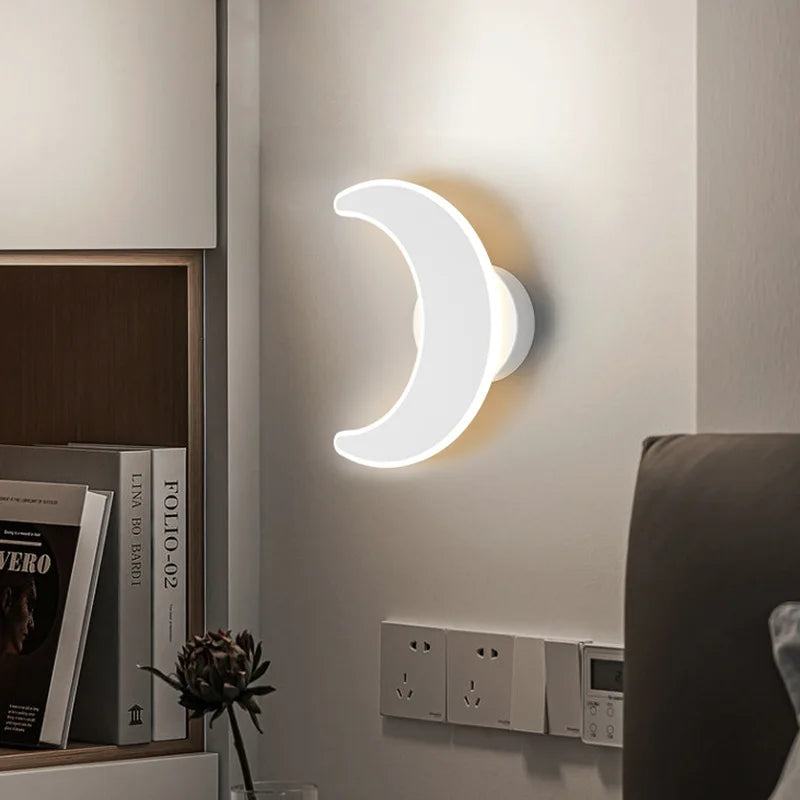 applique murale led blanche à différentes formes ludiques - vue 4 sur 16