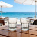 Lot de 2 petits verres cocktail transparents