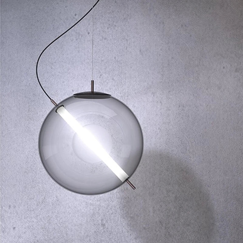 suspension créative en verre pour un éclairage moderne et élégant - vue 3 sur 9