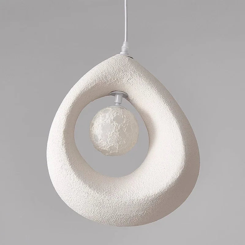 Nordique salle à manger suspension Led lumières Wabi Sabi Led suspension lampe chambre minimalisme suspension lampe décor à la maison éclairage intérieur lampe