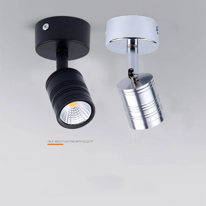 spot led rotatif pour vitrine et comptoir décoratif