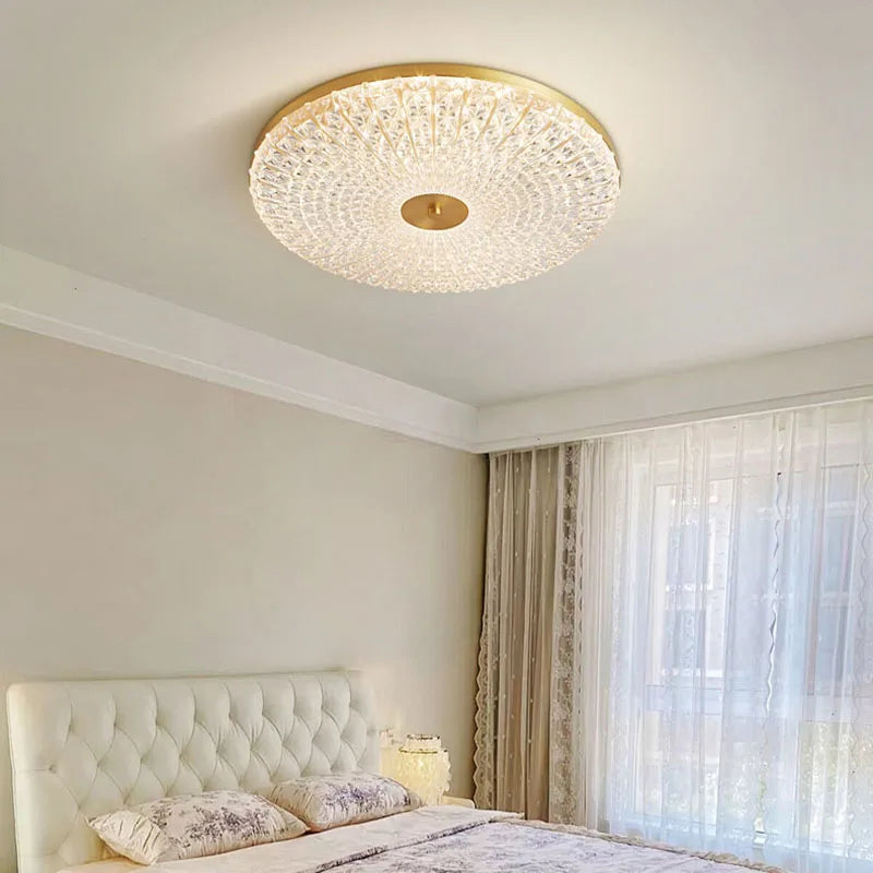 Plafonnier Led rond en acrylique de luxe - vue 4 sur 13