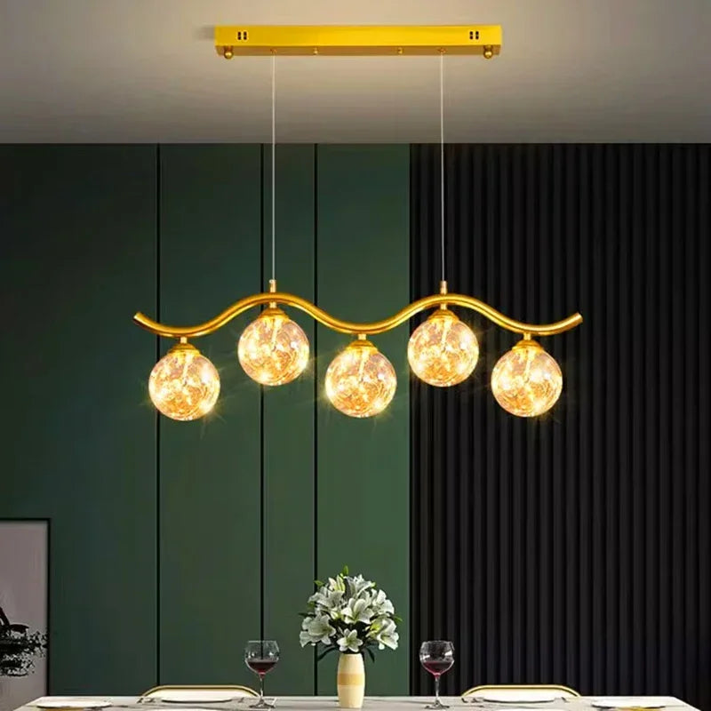 suspension LED pour salon cuisine et restaurant - vue 3 sur 8