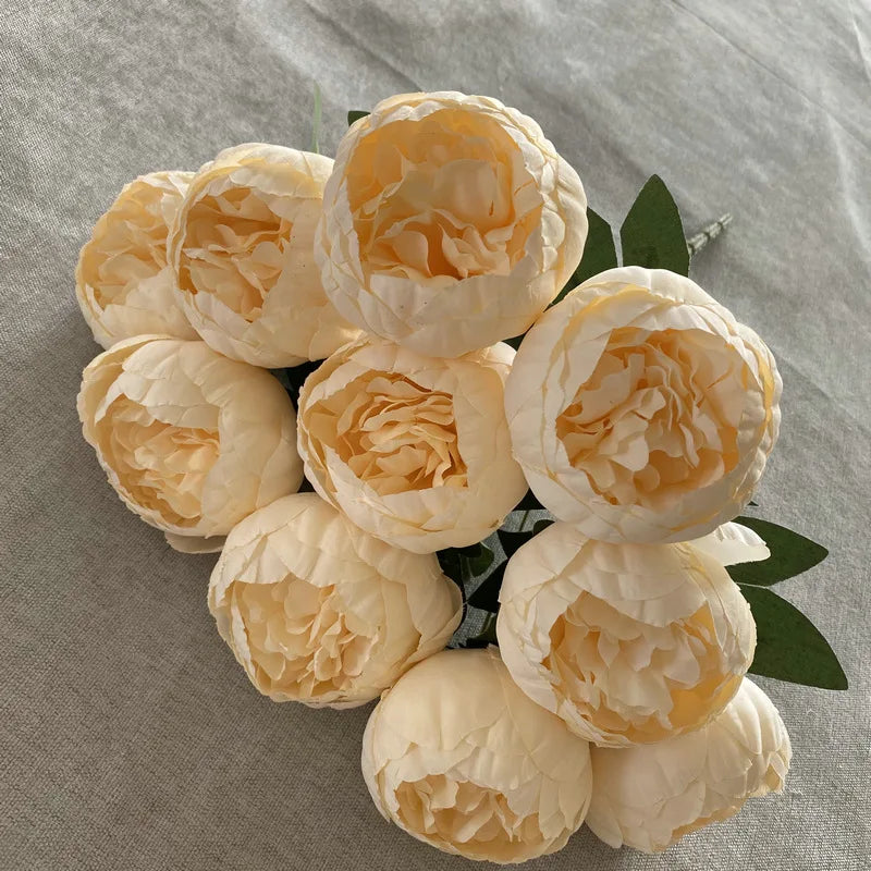 bouquet de pivoines artificielles pour mariage et décoration élégante - vue 8 sur 21