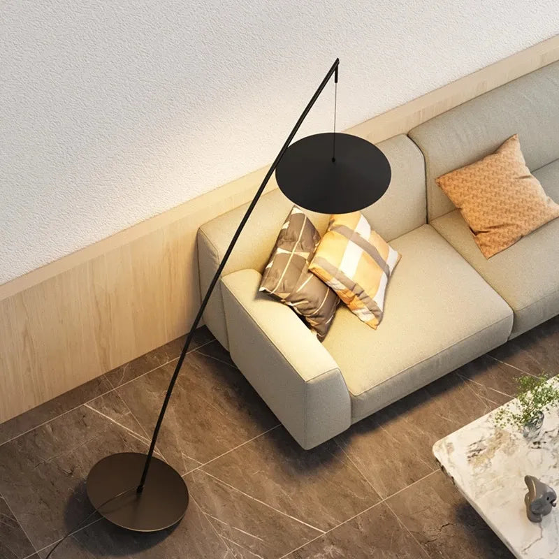 Nordic ins style designer tumbler LED floor lamp Living reading Room Showroom fisherman Indoor Lighting Corner Standing Light