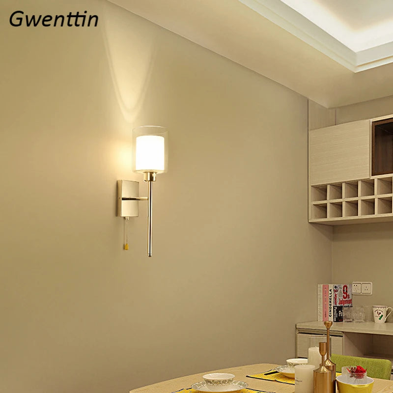 applique murale moderne en verre pour décoration intérieure élégante - vue 5 sur 10