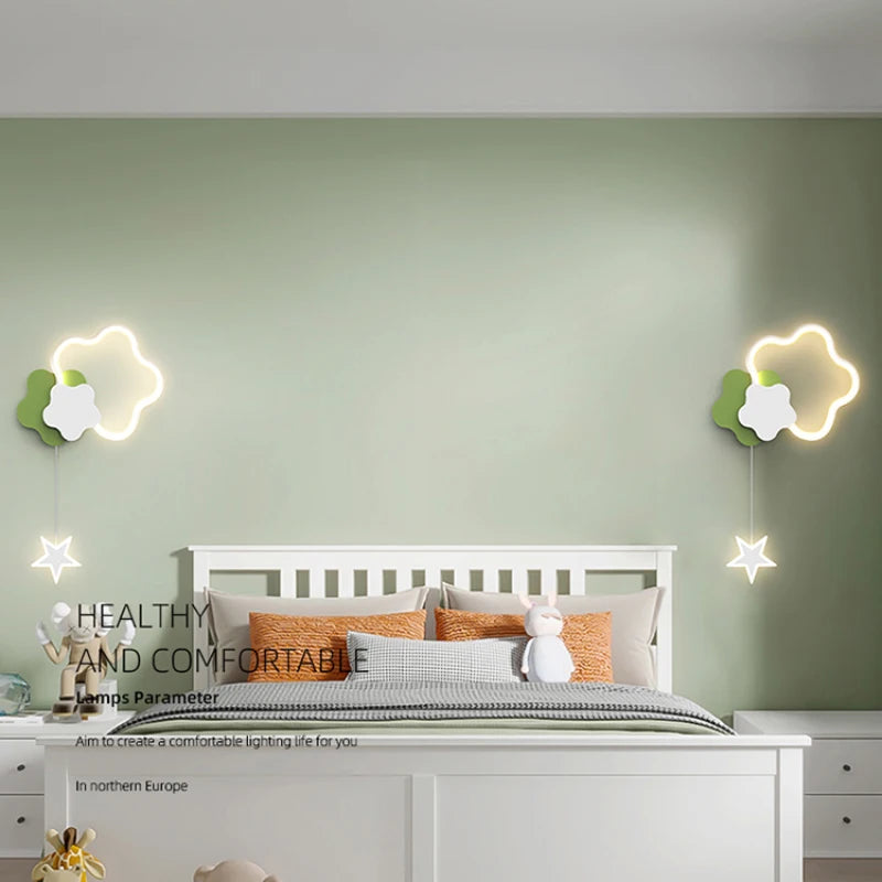 applique murale nuage et lune pour chambre d'enfant - vue 6 sur 22