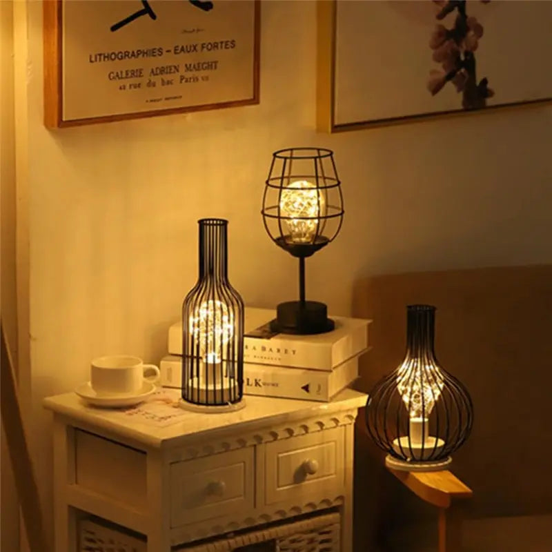 Lampe table led rétro classique - vue 5 sur 10