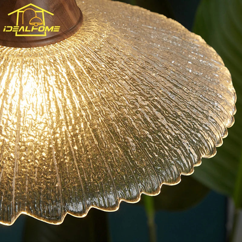 Nordique Ins atmosphère chaude suspension lumières LED E27 cuivre verre suspension lampe décor à la maison Restaurant café entrée balcon couloir - vue 4 sur 8