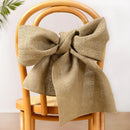 Chemin de table jute naturelle style rustique ferme