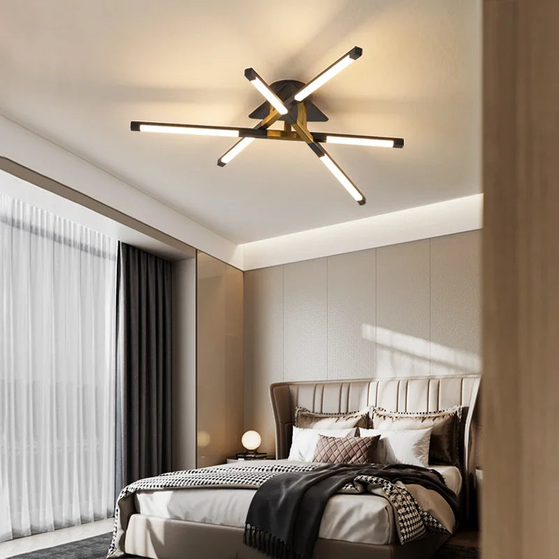 lustre led d'intérieur pour décoration de maison - vue 5 sur 12