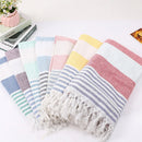 Serviette de plage turque coton franges rapide absorbante