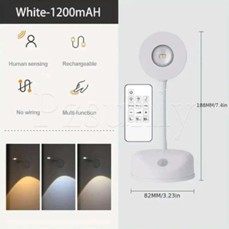 applique murale intelligente sans fil avec détection humaine et intensité variable - vue 9 sur 10