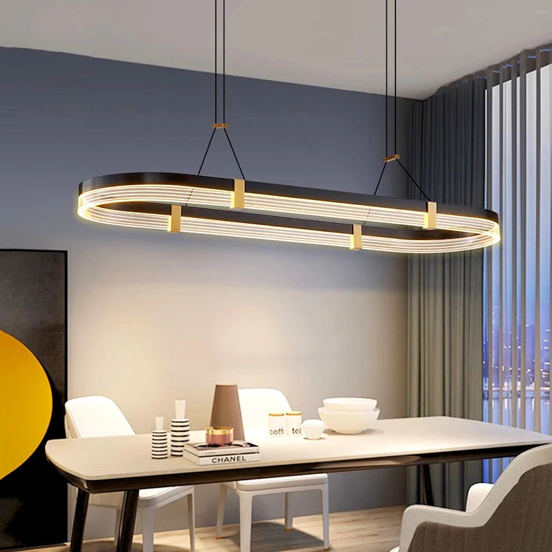 lustre moderne led pour éclairage intérieur suspension plafonnier