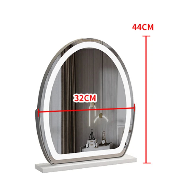 miroir de courtoisie éclairé avec capteur tactile et éclairage dimmable - vue 11 sur 15