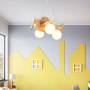 lustre en bois pour chambre d'enfant suspension décorative
