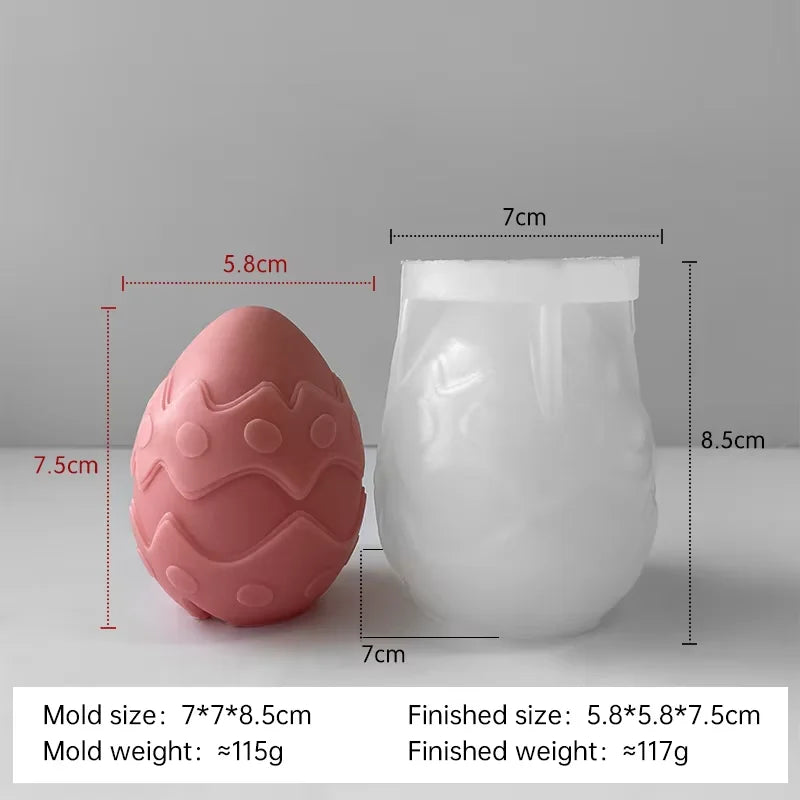 moule en silicone pour bougies œufs de pâques fait maison - vue 17 sur 21