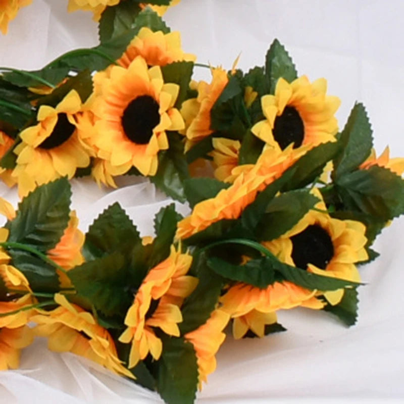 décoration de tournesol artificiel pour mariage et fêtes - vue 3 sur 7