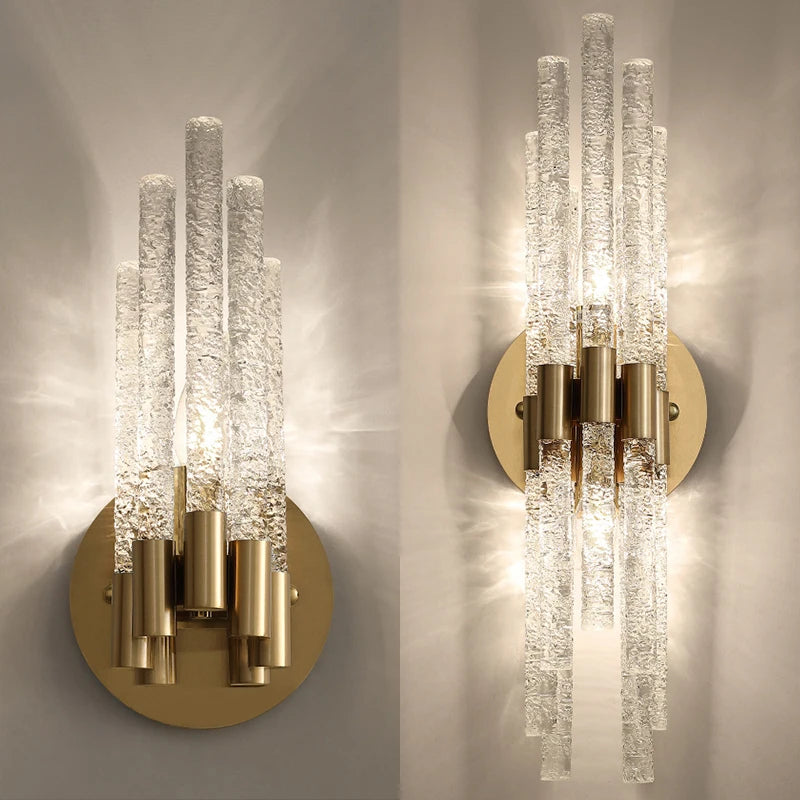Ampoule led cuivre cristal moderne minimaliste - vue 3 sur 8