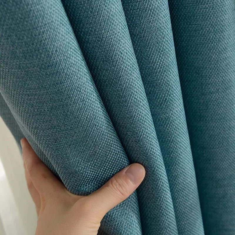 Rideau occultant moderne tissu épais pour salon chambre - vue 2 sur 11