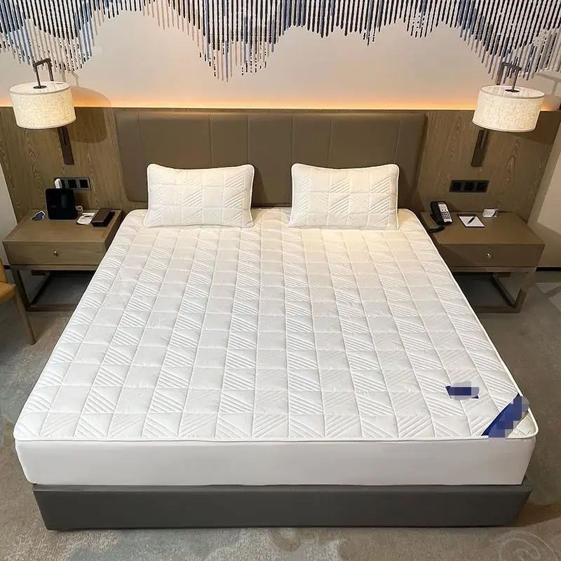 housse de matelas lavable matelassée respirante avec élastique 2022