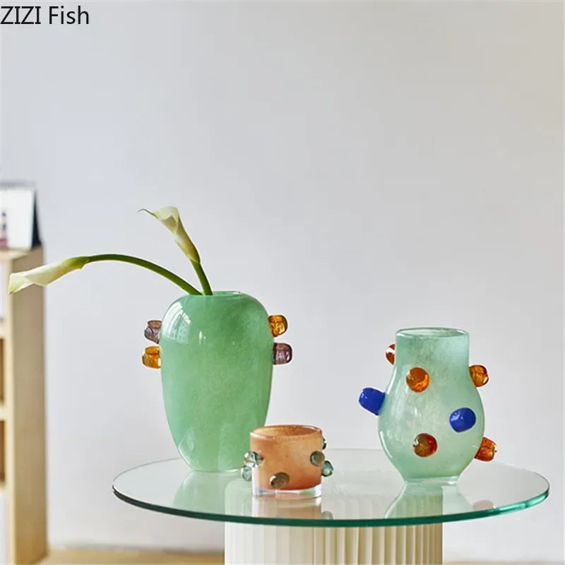 vase en verre créatif pour décoration et arrangement floral - vue 4 sur 10