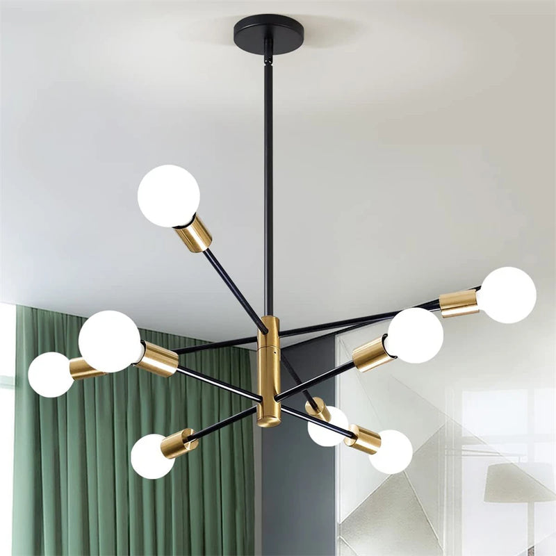 lustre de luxe moderne suspension led décoration nordique