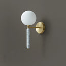 Lampe de chevet en marbre vert italien