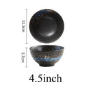 Bol céramique forme corne style japonais pour riz
