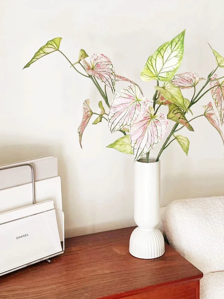 plante artificielle caladium pour décoration intérieure et florale - vue 6 sur 6