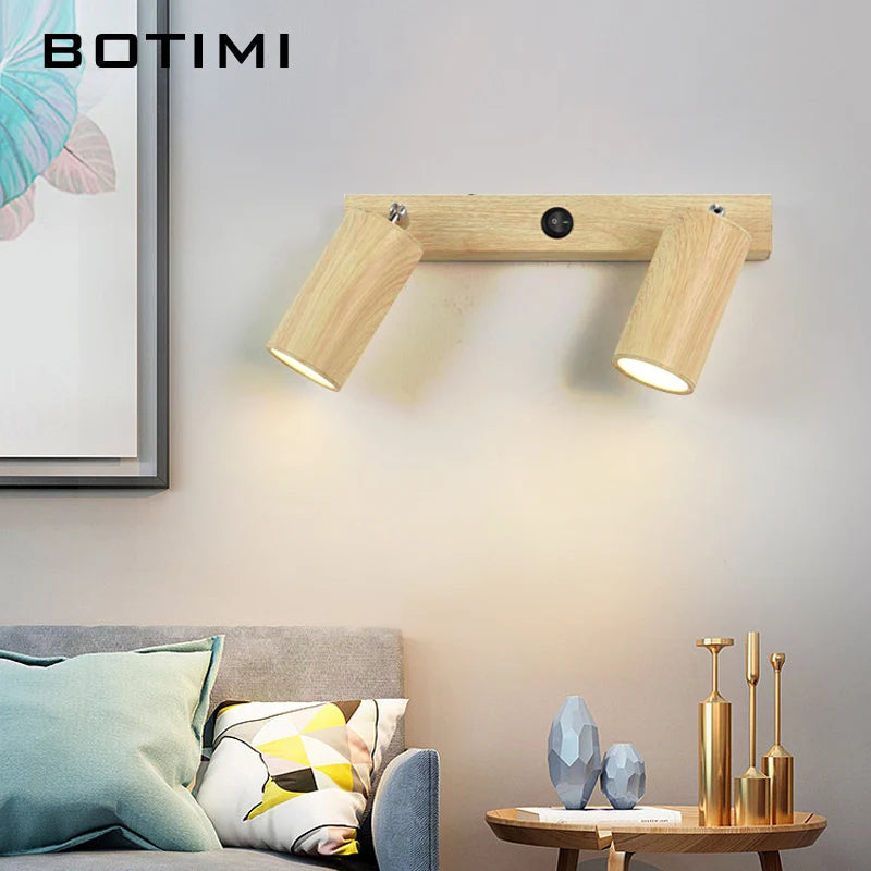 botimi applique en fer boutique poussoir chevet bois lectures nordiques - vue 5 sur 13