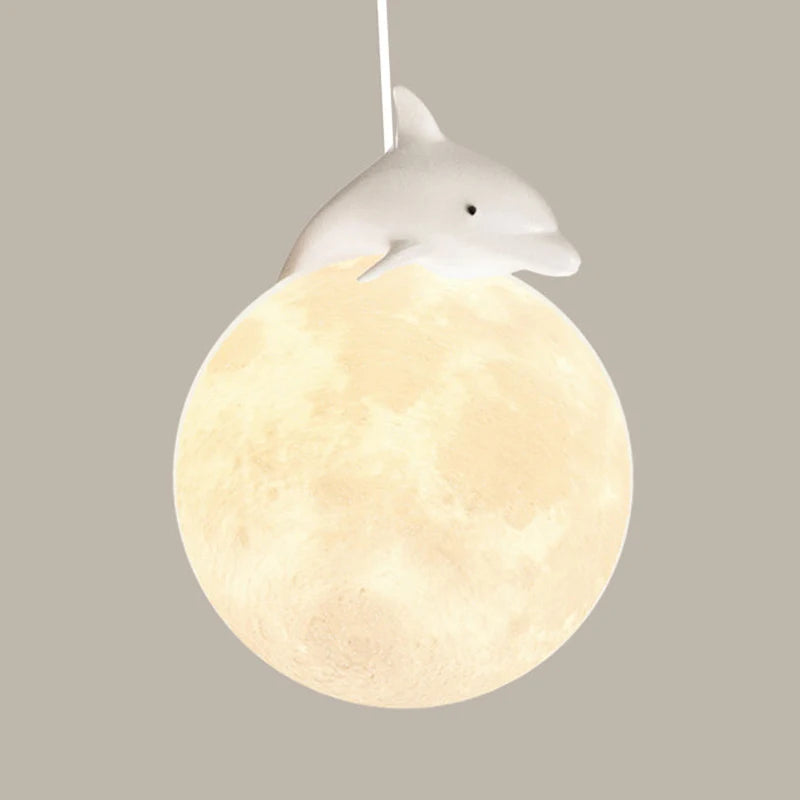 suspension animaux dessin animé pour enfants chat astronaute licorne - vue 7 sur 13