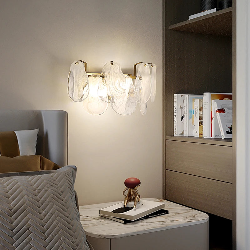 lustre suspendu en verre design nuage créatif moderne