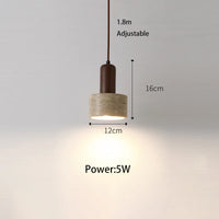 Suspension LED chevet crème vent