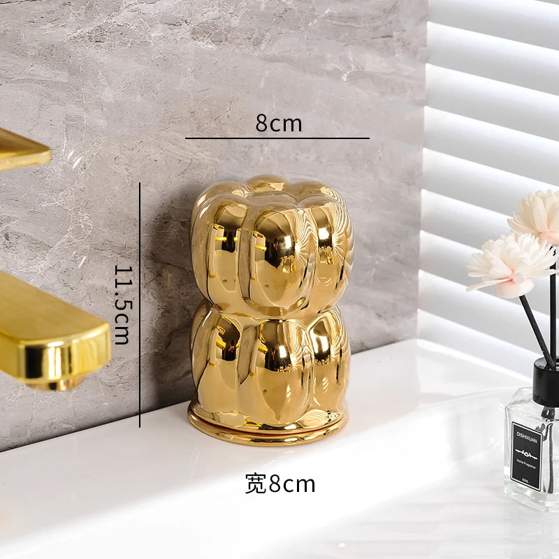 décoration de salle de bain luxe nuages créatifs en céramique - vue 20 sur 22