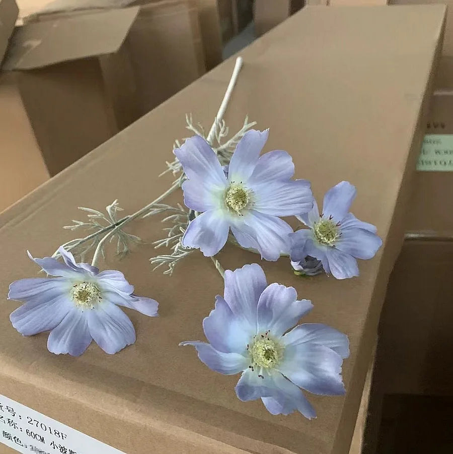 fleur artificielle marguerite blanche pour décorations et cadeaux - vue 9 sur 24