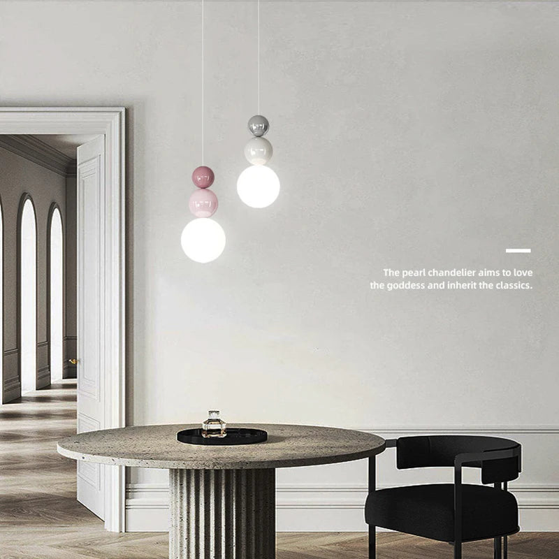 lampe led suspendue design nordique moderne luminaire décoratif d'intérieur - vue 4 sur 14