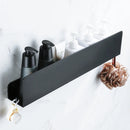 etagère de rangement murale avec crochets en aluminium pour douche et cuisine